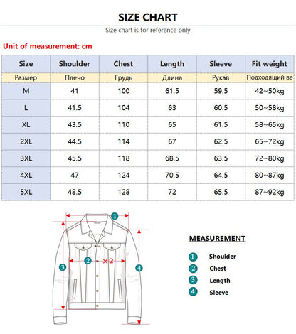 2022 New Autumn Men's Blue Denim Jacket Fashion Casual Cotton Elasticity Jeans Coat Male Brand Clothes