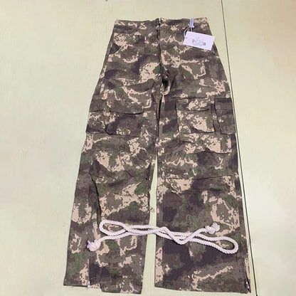 Bonsir Camouflage Cargo Pants Men Oversize Camo Trousers Male Loose Casual Vintage Streetwear Hip Hop Safari Style