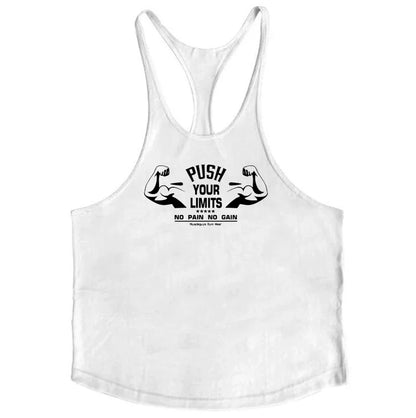 sanyamk New Hot Sale Mens Printed Tank Top Breathable Cool Vest Running Shirt Cotton Tees Bodybuilding Singlet Fitness Sleeveless