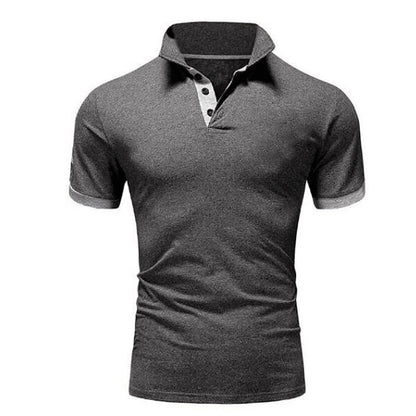 sanyamk Covrlge Polo Shirt Men Summer Stritching Men's Shorts Sleeve Polo Business Clothes Luxury Men Tee Shirt Brand Polos MTP129