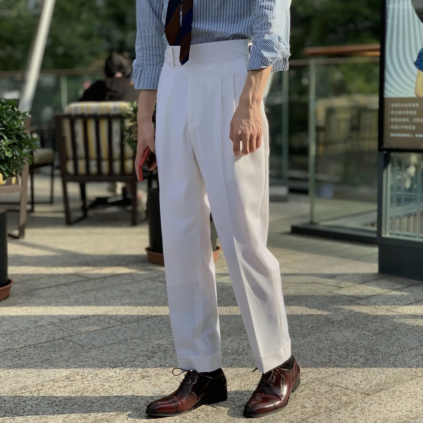 sanyamk Men's Spring Autumn New Solid Suit Pants Male Business Dress Pants Men Casual Office Long Trousers Costume Homme C44