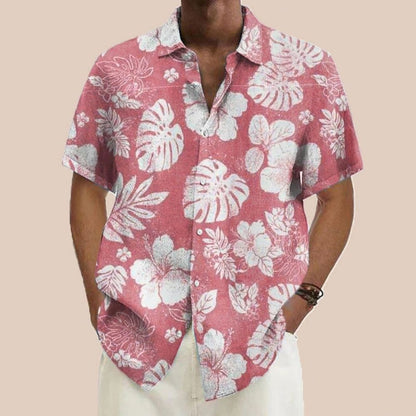 Bonsir New For Men Hawaiian Shirts Short Sleeve Tops Coconut Treeo Graphic 3d Shirt Fashion Streetwear 5XL Summer Clothing Men's Blouse