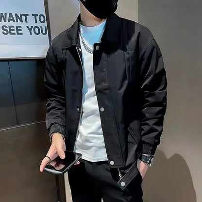 sanyamk Trendy Casual Male Coats Cheap Clothes Offer Deals Aesthetic Original Brands Clothing Fashion 2024 Harajuku Men's Cargo Jackets