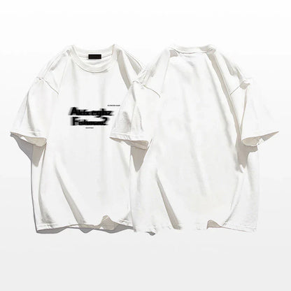 sanyamk  -  Brand Fashion Tshirts for Men Letter Print 2024 Summer New Short Sleeve T-shirt Male Casual Skateboard Mans Clothing
