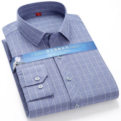 sanyamk 22/23 New Men's Shirt Long Sleeve Brand Business Casual Social Cardigan Square Collar Cotton Plus Size 5XL 6XL Vintage Clothing