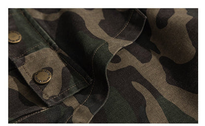 Bonsir Korean Style Hip Hop Military Camouflage Hoodie High Quality Streetwear Tactical Jacket Men Pullover Harajuku Tops Kpop Clothes