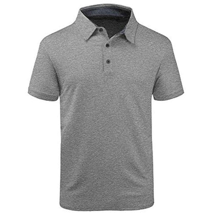 sanyamk New Man Polo Shirt Mens Casual 100% Polyester Polo Shirt Men High Quantity Turn Down Collar Polo Shirt For Men Plus Size