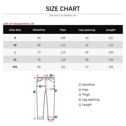 Bonsir Spring New Men's Streetwear Baggy Jeans Skateboarding Straight Brown Wide Leg Pants Hip Hop Fashion Casual Male Trousers