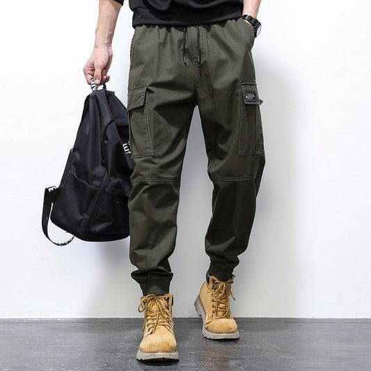 Bonsir Cargo Pants Men Outdoor New Overalls Street Rock Elastic Military Camouflage Trousers Casual Multi Pocket Pants Male Work Jogger