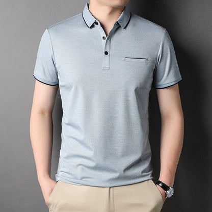 sanyamk Top Grade 2022 New Brand Designer Polo Shirt Men Summer No Logo Plain Regular Short Sleeve Casual Tops Fashions Clothes Men