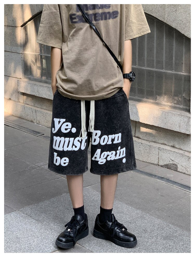 sanyamk Oversized Summer Men's Sports Printed Shorts 2023 Casual Breathable Shorts High Quality Loose Hip Hop Jogger Shorts 5XL