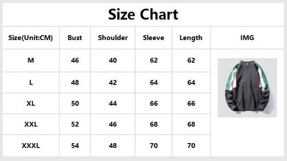 Bonsir Autumn Winter Sweatshirt Trendy Round Neck Bottoming Loose Long-sleeved Pullover Men Streetwear