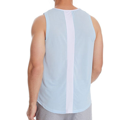 sanyamk 2022 NEW Bodybuilding Tank Tops Gym sleeveless Fitness Shirt men summer Running undershirt Elastic quick-drying Sports Vest men