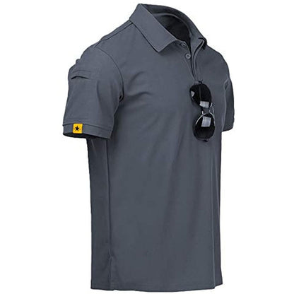 sanyamk New Man Polo Shirt Mens Casual 100% Polyester Polo Shirt Men High Quantity Turn Down Collar Polo Shirt For Men Plus Size