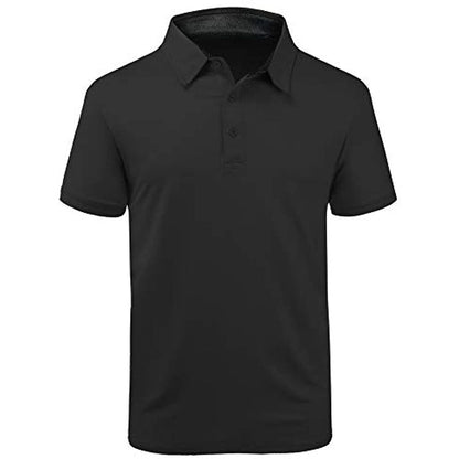 sanyamk New Man Polo Shirt Mens Casual 100% Polyester Polo Shirt Men High Quantity Turn Down Collar Polo Shirt For Men Plus Size