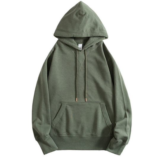 sanyamk Moss Green Casual Hoodies Sweatshirts Fashion Solid Color Hip Hop Streetwear Hoody Clothing Hoodies for Men And Women