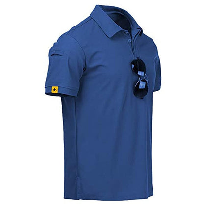 sanyamk New Man Polo Shirt Mens Casual 100% Polyester Polo Shirt Men High Quantity Turn Down Collar Polo Shirt For Men Plus Size