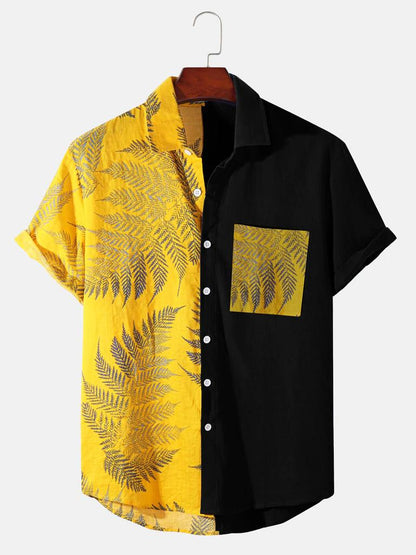 Shirt For Men 3D Striped Printed Casual Fashion Sand Tops Summer Oversized Clothes Streetwear Gothic Men's Hawaiian Shirt 5XL