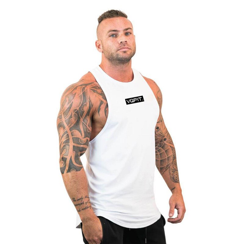 sanyamk Running Vest Brand Gym Clothing Mens Bodybuilding Hooded Tank Top Cotton Sleeveless Vest Sweatshirt Fitness Workout Sportswear