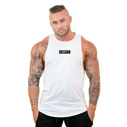 sanyamk Running Vest Brand Gym Clothing Mens Bodybuilding Hooded Tank Top Cotton Sleeveless Vest Sweatshirt Fitness Workout Sportswear