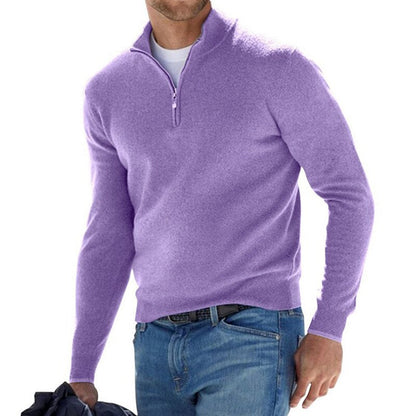 sanyamk Large Size Base Shirt Spring Autumn European American Hot Selling Long Sleeved Cashmere Sweater Clothes Men's Quality Pullover