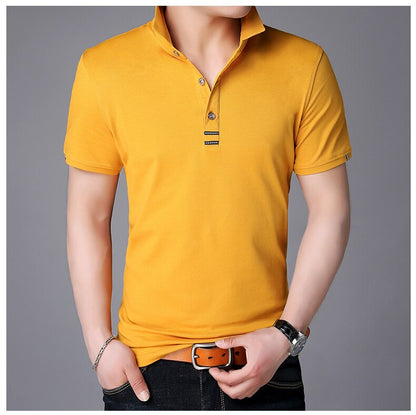 sanyamk Top Quality 2022 New Summer Designer Brand Mens Polo Shirts Turn Down Collar Short Sleeve Casual Tops Fashions Men's Clothing