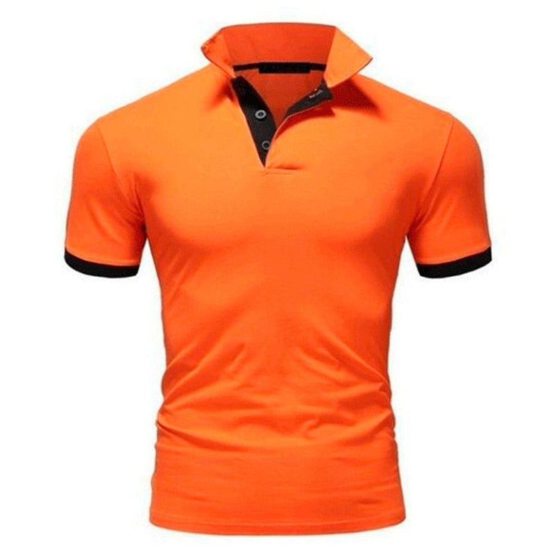 sanyamk Covrlge Polo Shirt Men Summer Stritching Men's Shorts Sleeve Polo Business Clothes Luxury Men Tee Shirt Brand Polos MTP129