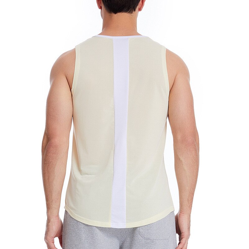 sanyamk 2022 NEW Summer Gym Tank Tops Men Fitness Vest Bodybuilding sleeveless shirt Male quick-drying Sports Undershirt Running Vest