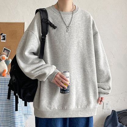 Bonsir 7 Colors Men's Hoodies Long Sleeve Casual Solid Sweatshirt New Spring Autumn Hip Hop Pullover Sports Top Male O-NECK Sweatshirt