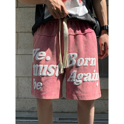 sanyamk Oversized Summer Men's Sports Printed Shorts 2023 Casual Breathable Shorts High Quality Loose Hip Hop Jogger Shorts 5XL