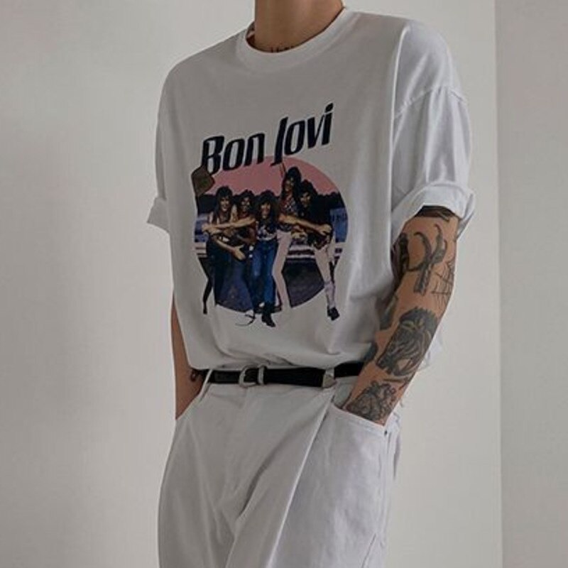 Bonsir Print Male Short Sleeve T-Shirts Men's High Street O-neck Tee Korean Fashion Pullover 2023 Spring Stylish New Tops