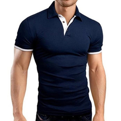 sanyamk Covrlge Polo Shirt Men Summer Stritching Men's Shorts Sleeve Polo Business Clothes Luxury Men Tee Shirt Brand Polos MTP129