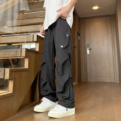 sanyamk Streetwear Hip Hop Men Joggers Cargo Pants  Multi-Pocket Elastic Waist Slim Fit Harem Trousers Male Harajuku Casual Woman Sweatp