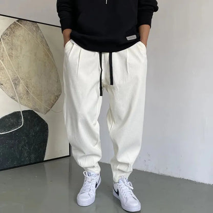 Bonsir Japanese Streetwear Hip Hop Sweatpants American Casual Oversize Jogging Pants Harajuku Sport Joggers Harem Trousers Men Clothing