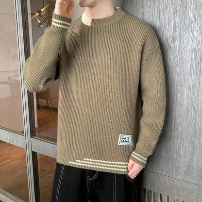 Bonsir Autumn Winter Brand Thick Sweater Men Knitted Jumpers High Quality Classic Pullover Men Clothes Soft Warm Pull Homme NEW