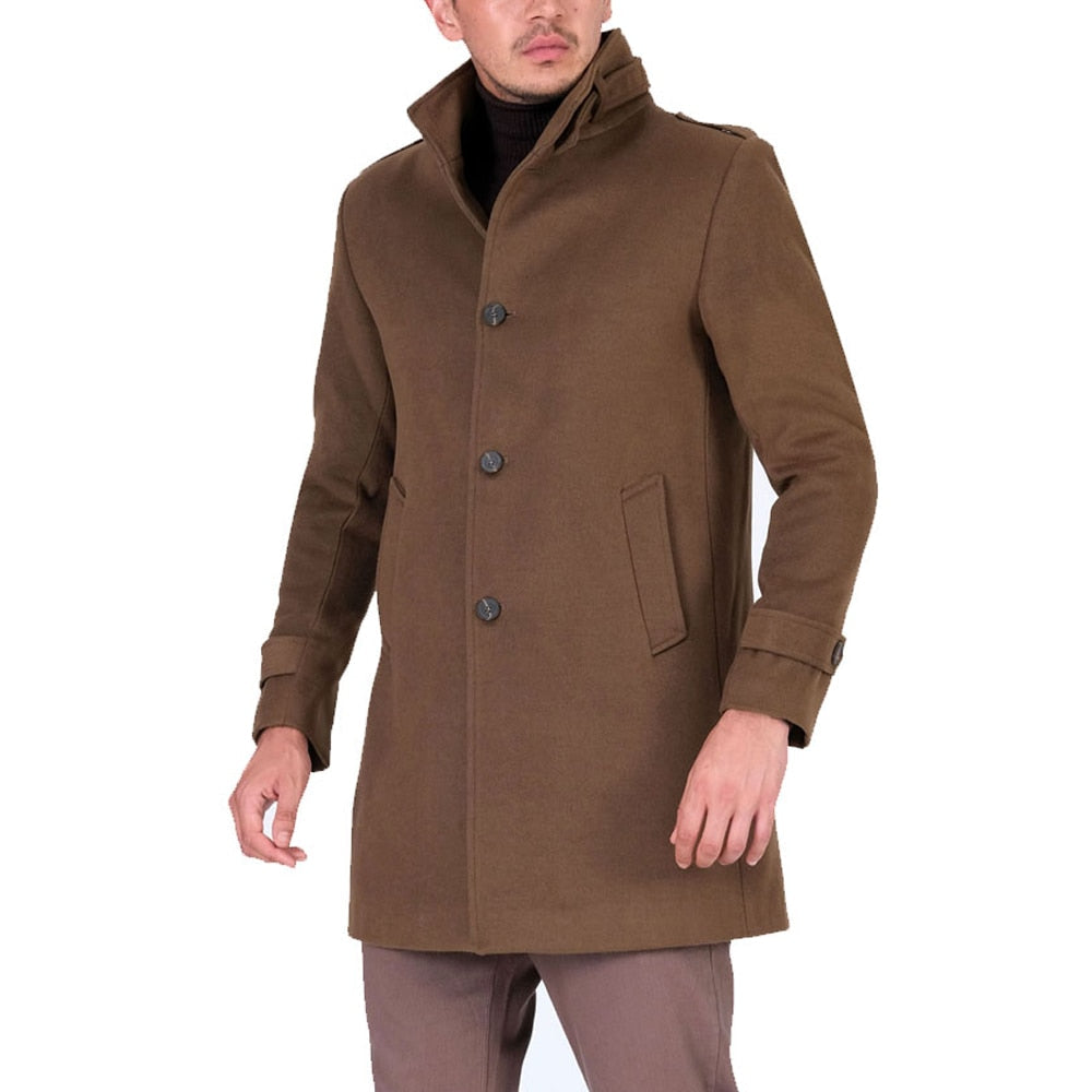 sanyamk AtakGiyim 2021 Men Slim fit judge collar classic model Suitable for suits and sportswear Dirt repellent
