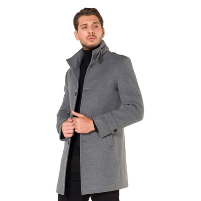 sanyamk AtakGiyim 2021 Men Slim fit judge collar classic model Suitable for suits and sportswear Dirt repellent