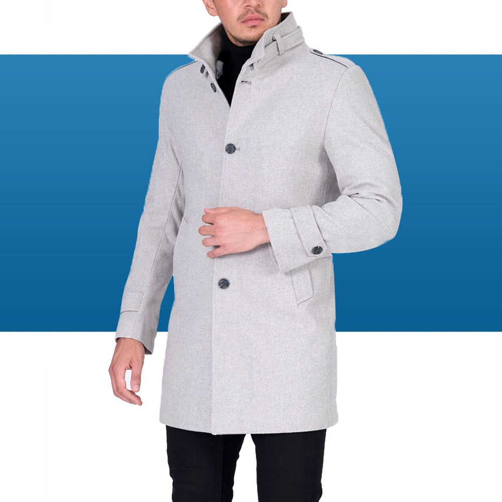 sanyamk AtakGiyim 2021 Men Slim fit judge collar classic model Suitable for suits and sportswear Dirt repellent