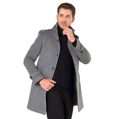 sanyamk AtakGiyim 2021 Men Slim fit judge collar classic model Suitable for suits and sportswear Dirt repellent