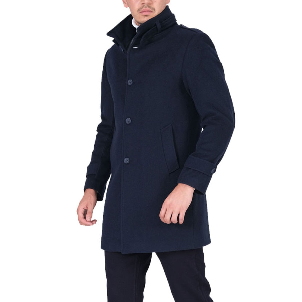 sanyamk AtakGiyim 2021 Men Slim fit judge collar classic model Suitable for suits and sportswear Dirt repellent
