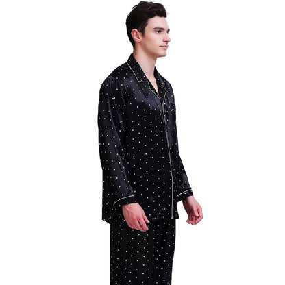 sanyamk Mens Silk Satin Pajamas Set   Pyjamas  Set   PJS  Sleepwear Set   Loungewear U.S,S,M,L,XL,XXL,3XL , 4XL