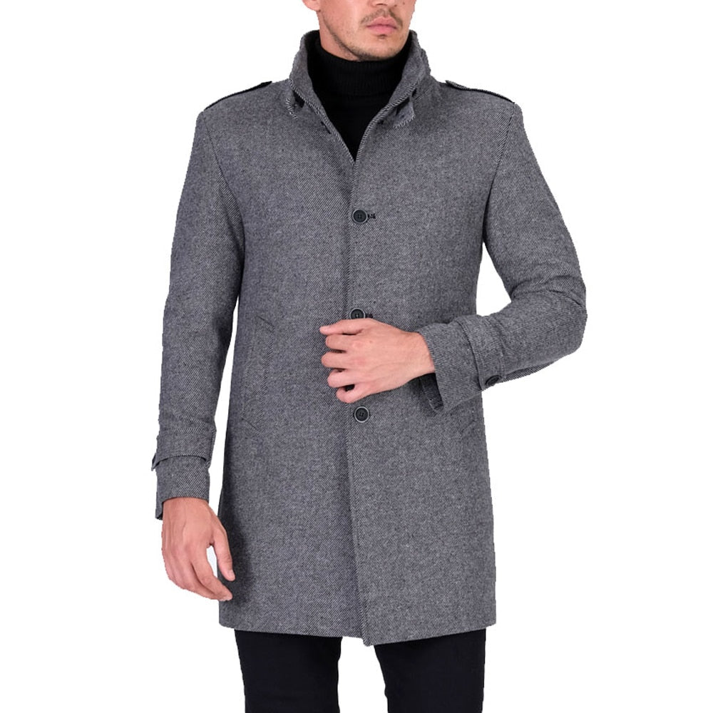 sanyamk AtakGiyim 2021 Men Slim fit judge collar classic model Suitable for suits and sportswear Dirt repellent