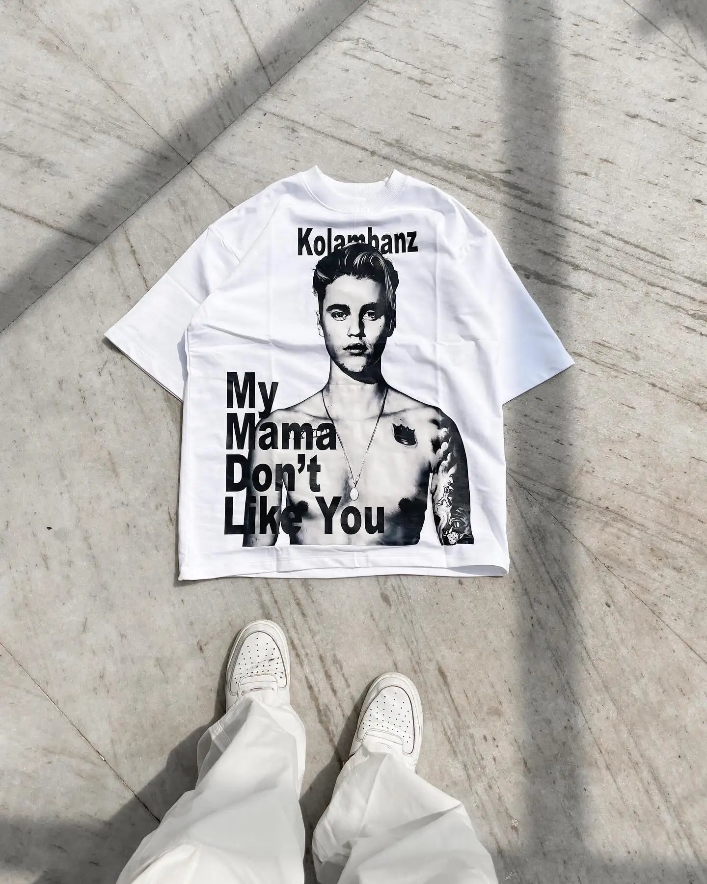 sanyamk Y2K European and American Hip-hop Retro Loose Top Letter Printed T-shirt Men Street Round Neck Oversized Short-sleeved Women