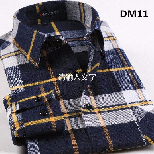 sanyamk Plaid Shirt New Autumn Winter Flannel Red Checkered Shirt Men Shirts Long Sleeve Chemise Homme Cotton Male Check Shirts