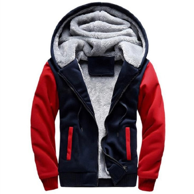 sanyamk NEW Men Hoodies  Autumn Fashion Tracksuit Sweatshirt Men&#39;s Winter Collar Cap Long Sleeves zipper Hoody Sports Sweatshirts M-5XL