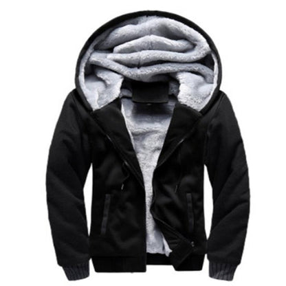 sanyamk NEW Men Hoodies  Autumn Fashion Tracksuit Sweatshirt Men&#39;s Winter Collar Cap Long Sleeves zipper Hoody Sports Sweatshirts M-5XL