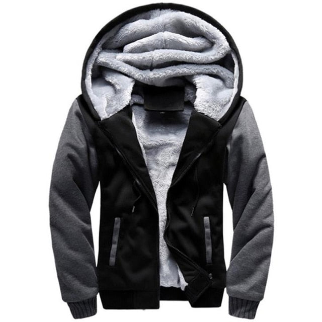 sanyamk NEW Men Hoodies  Autumn Fashion Tracksuit Sweatshirt Men&#39;s Winter Collar Cap Long Sleeves zipper Hoody Sports Sweatshirts M-5XL