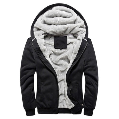 sanyamk NEW Men Hoodies  Autumn Fashion Tracksuit Sweatshirt Men&#39;s Winter Collar Cap Long Sleeves zipper Hoody Sports Sweatshirts M-5XL