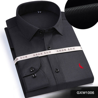 sanyamk Striped Mens Dress Shirts 2022 Autumn Long-Sleeved Camisa Social Masculina Casual Slim Fit Men Shirt Blouse Colcci Aramy