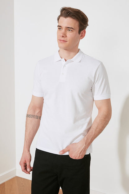 sanyamk Male Colar Jacquard Polo Collar T-Shirt TMNSS20PO0009 Men &#39;S Clothing Fashion 2021 Summer Spring Male Top T-shirt футболка